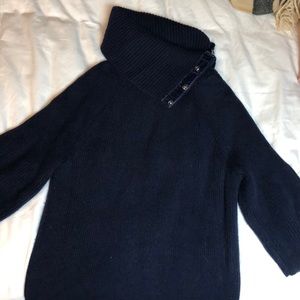 Ann Taylor Navy Turtleneck